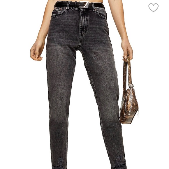 Topshop Denim - TOPSHOP BLACK MOM JEANS